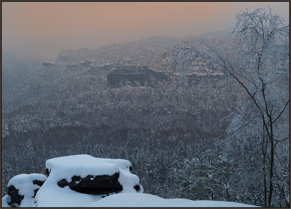 Winter im Großen Zschand