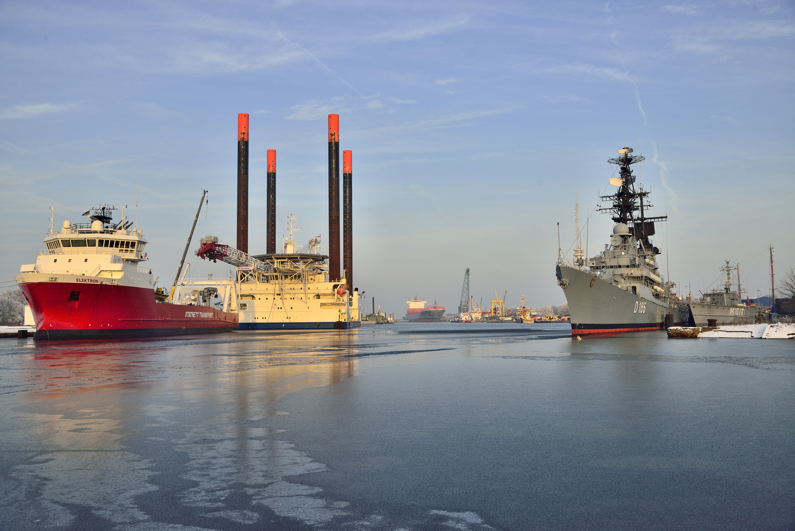 Winter im Hafen