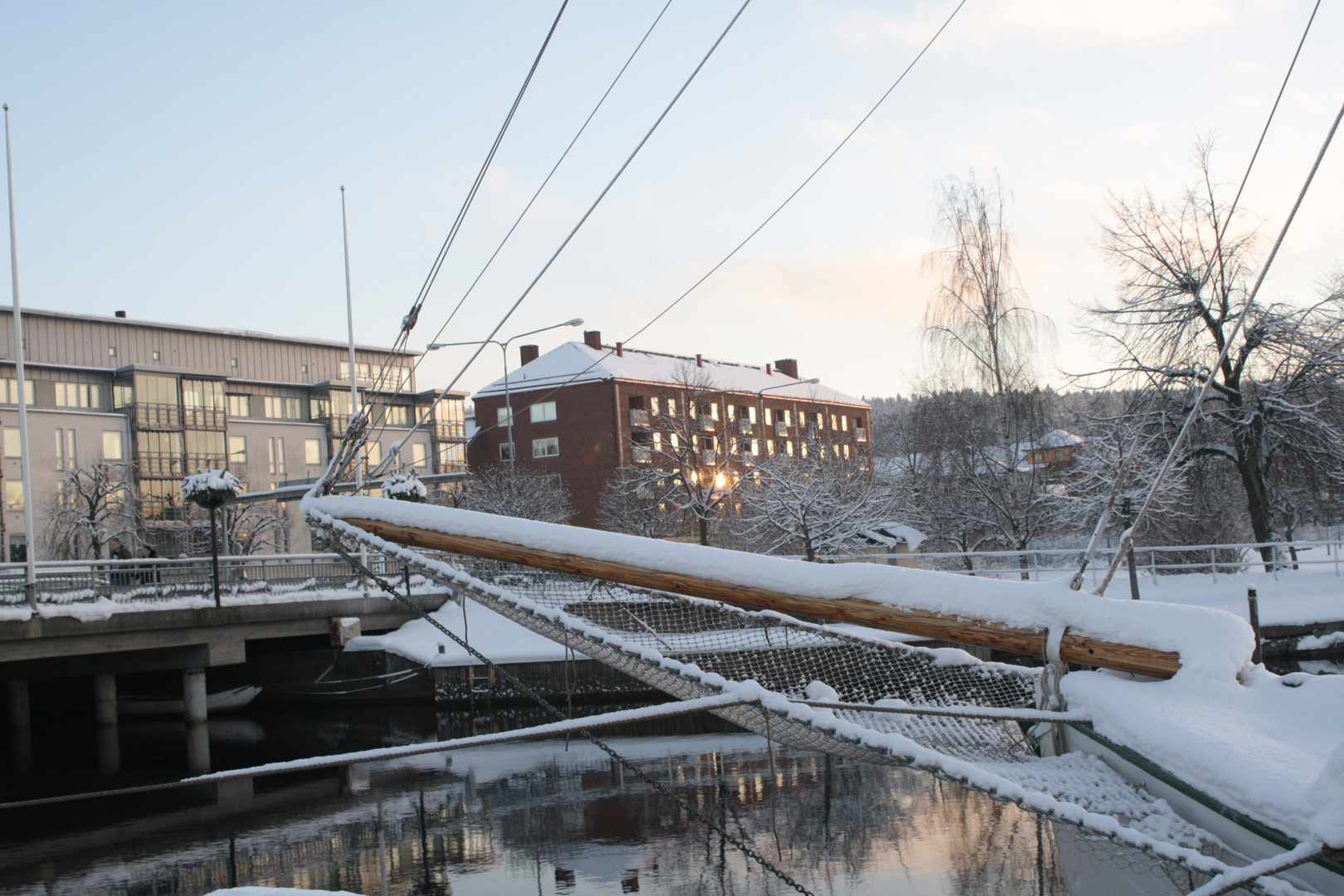 Winter im Hafen