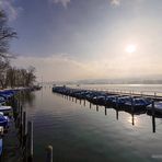 Winter im Hafen Niederuster