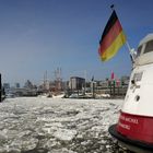 Winter im Hamburger Hafen 