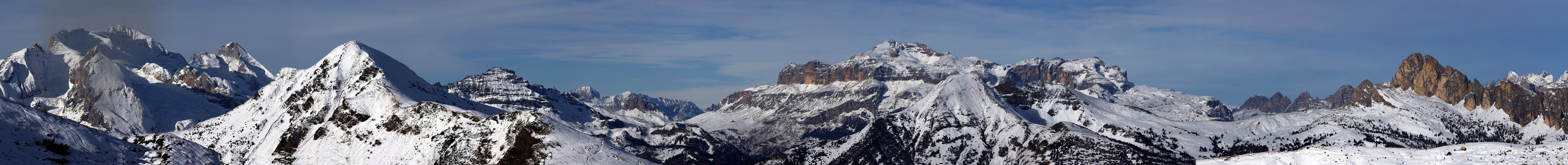 Winter im Herzen der Dolomiten