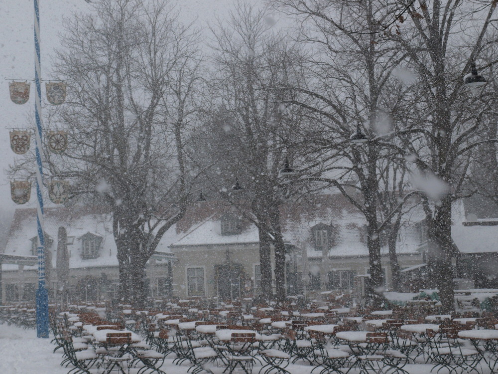 Winter im Hirschgarten