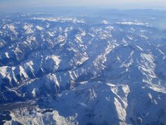 Winter im Hochgebirge, aus der Luft betrachtet (1) - Die Pyrenäen