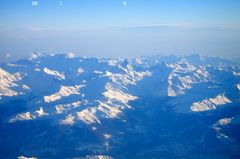 Winter im Hochgebirge, aus der Luft betrachtet (5) - Schweizer Viertausender