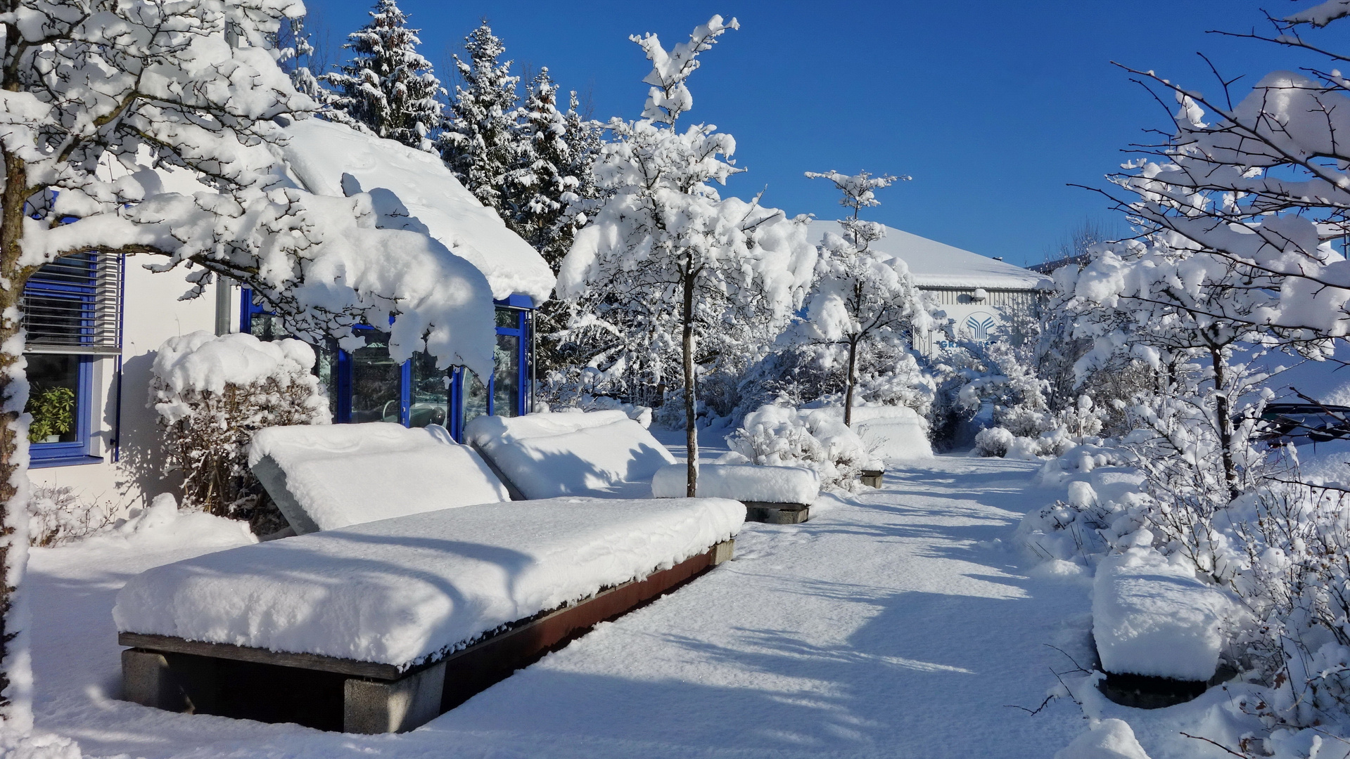 Winter im Industriegebiet 