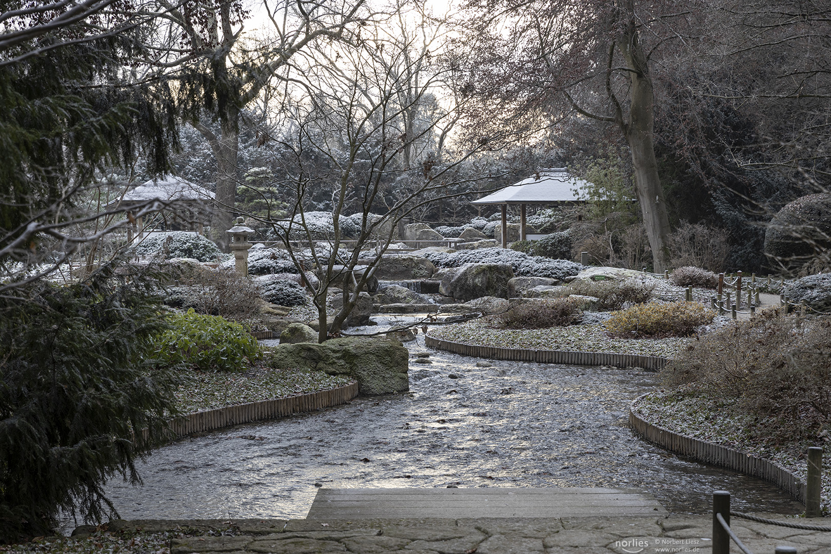 Winter im Japangarten