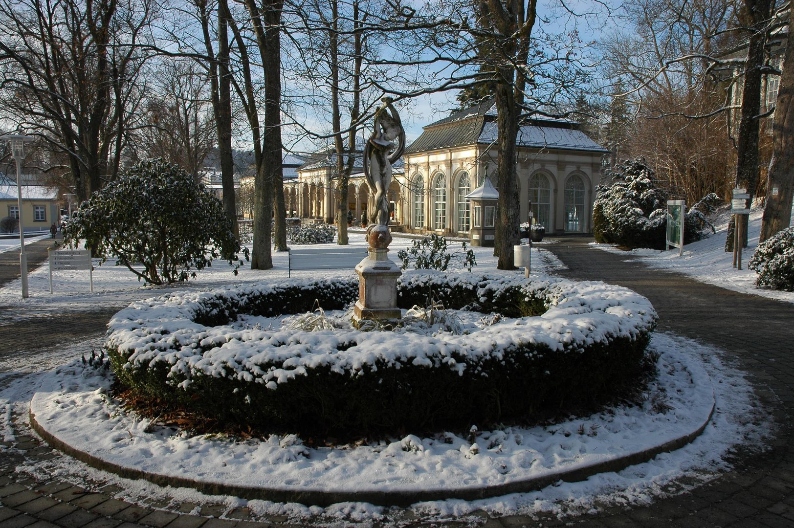 Winter im Kurpark