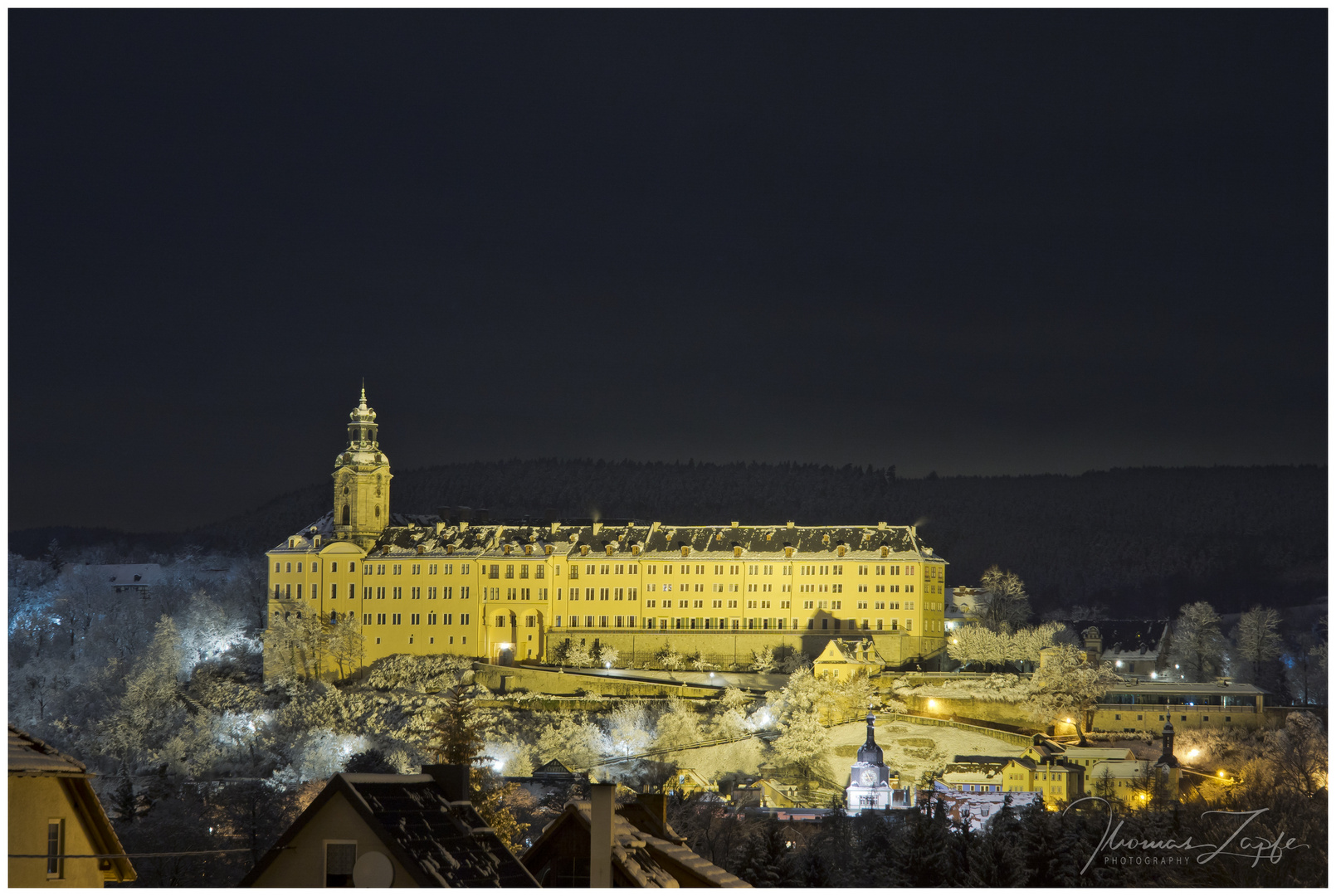 Winter im Landkreis Saalfeld-Rudolstadt - die Heidecksburg zu Rudolstadt