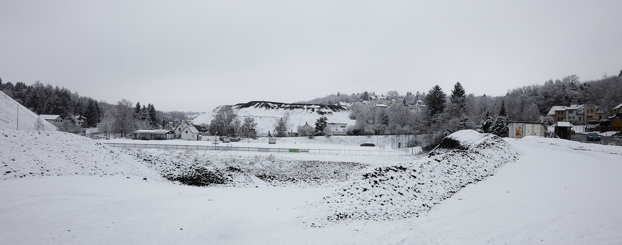 Winter im Mansfelder Land - Kreisfeld