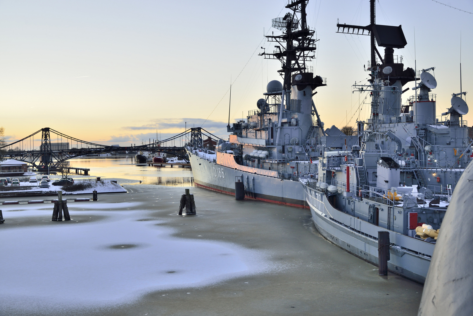 Winter im Marine-Museum Wilhelmshaven