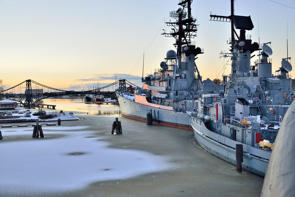 Winter im Marine-Museum Wilhelmshaven