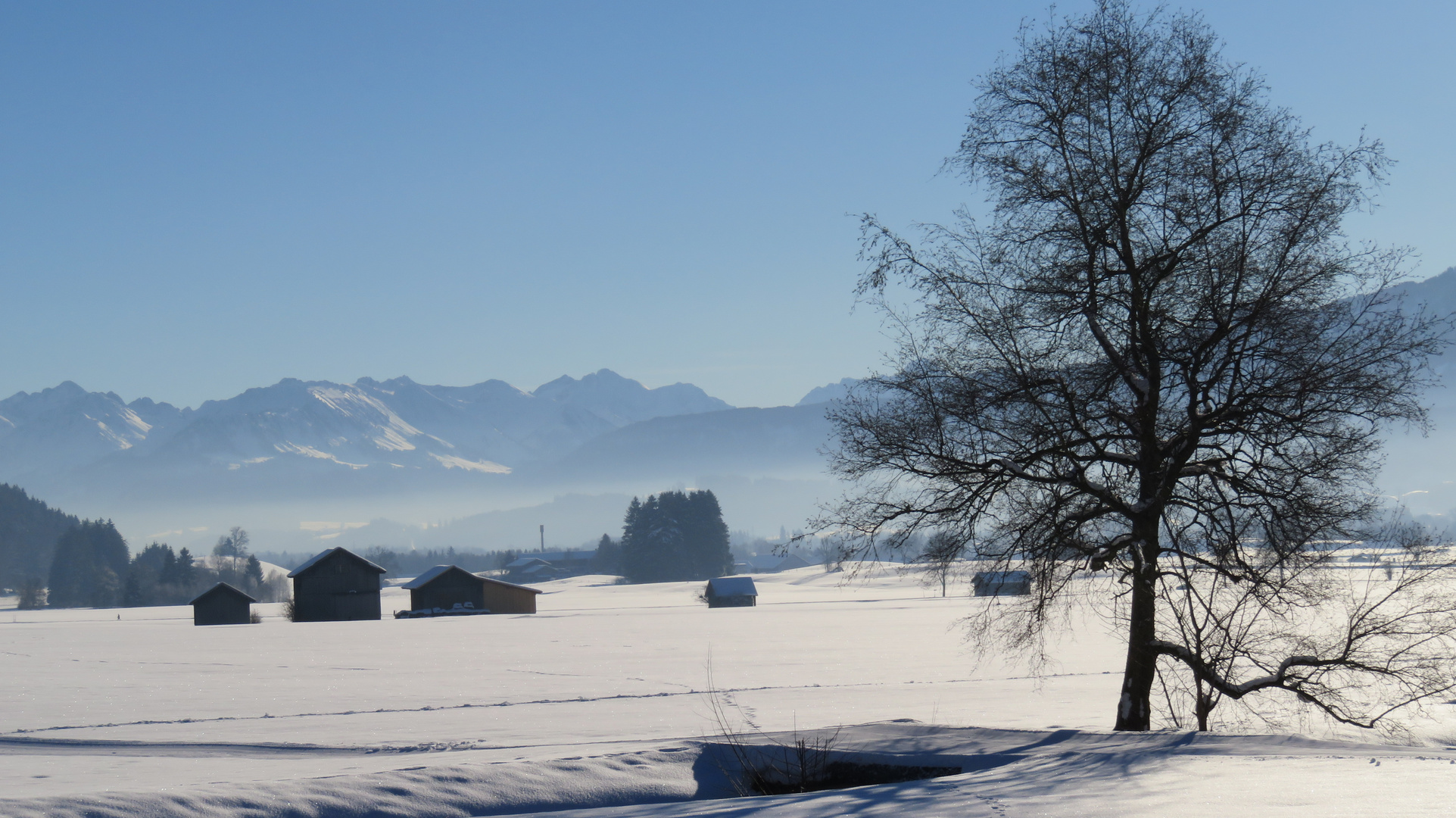 Winter im oberen Illertal