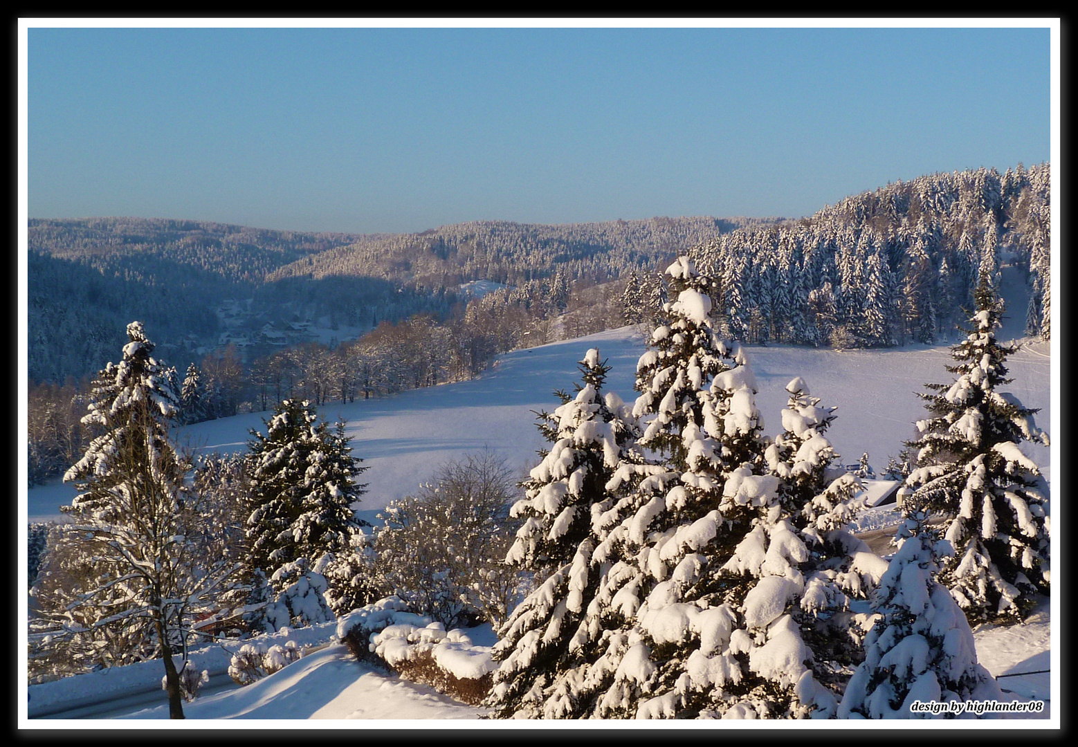 Winter im oberen Vogtland,