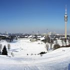 Winter im Olympiapark München .....