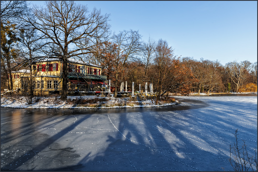 Winter im Park ...