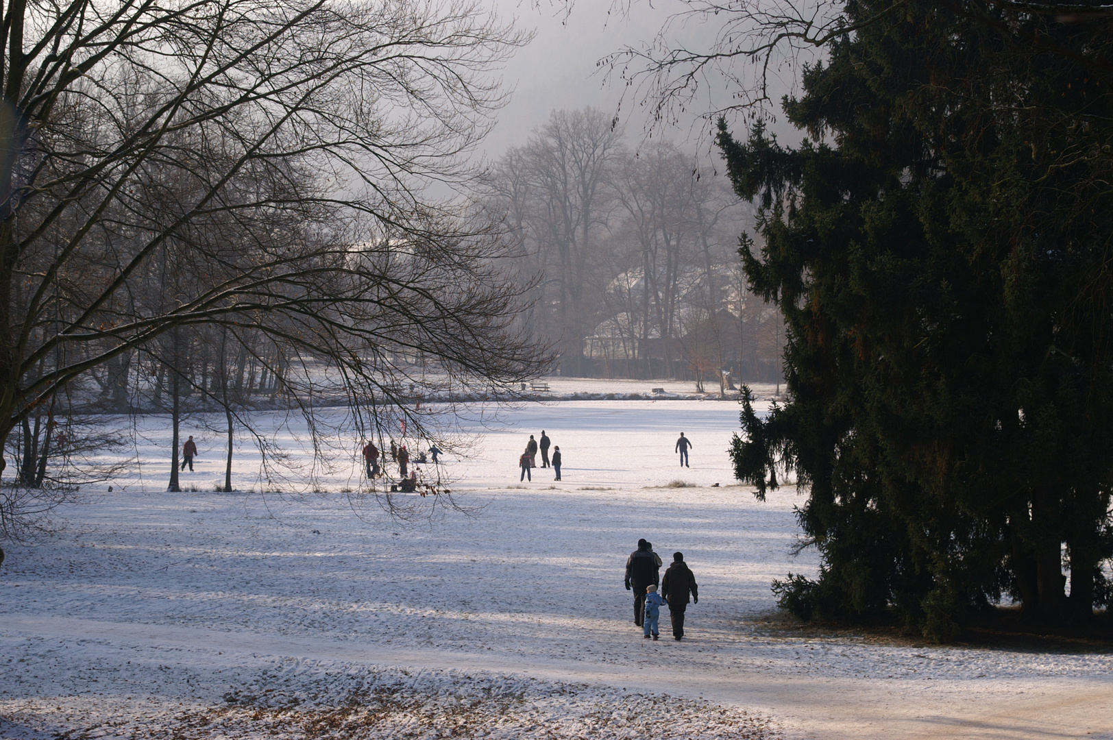 winter im park