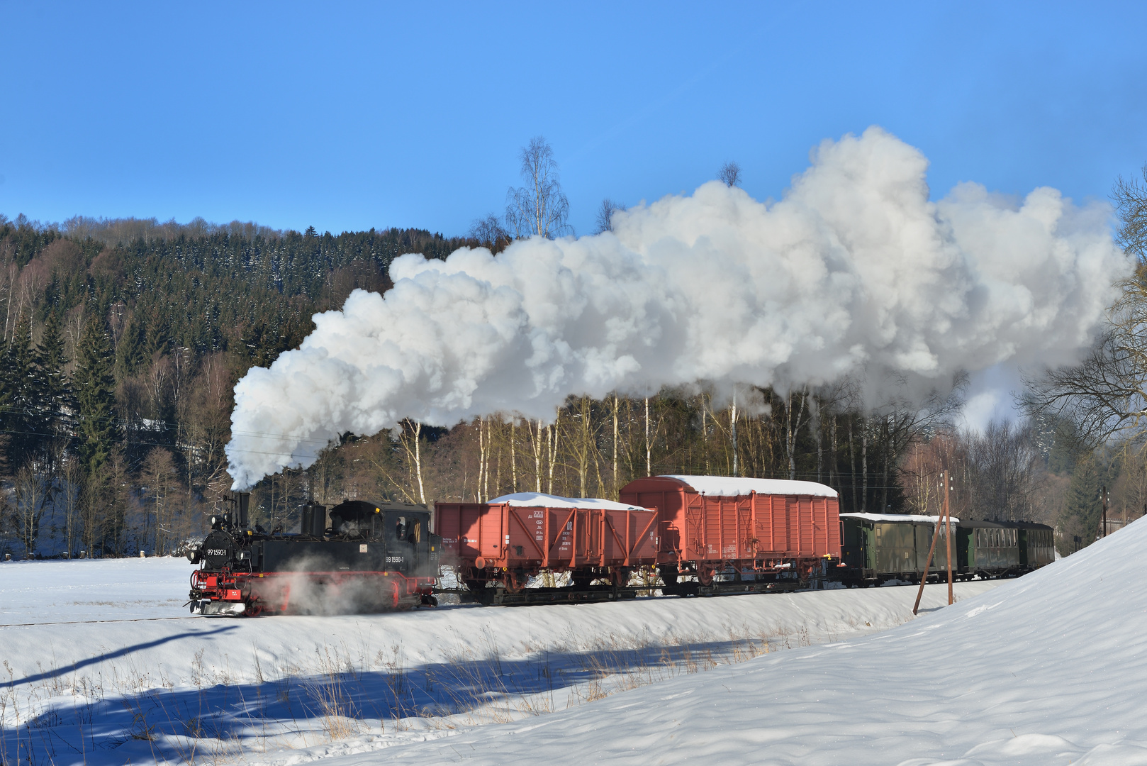 Winter im Preßnitztal