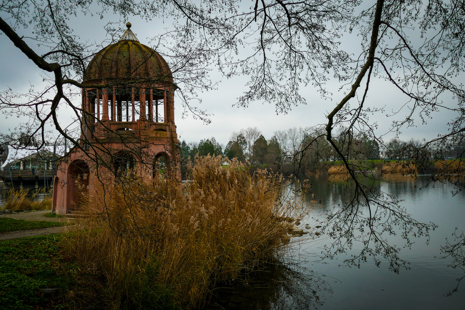 Winter im Seepark Freiburg