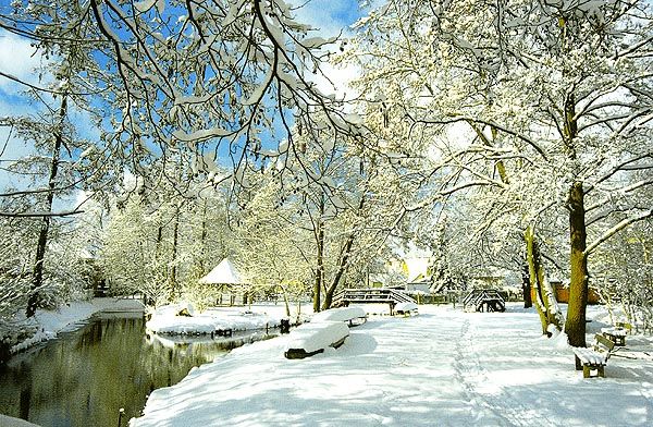 winter im spreewald