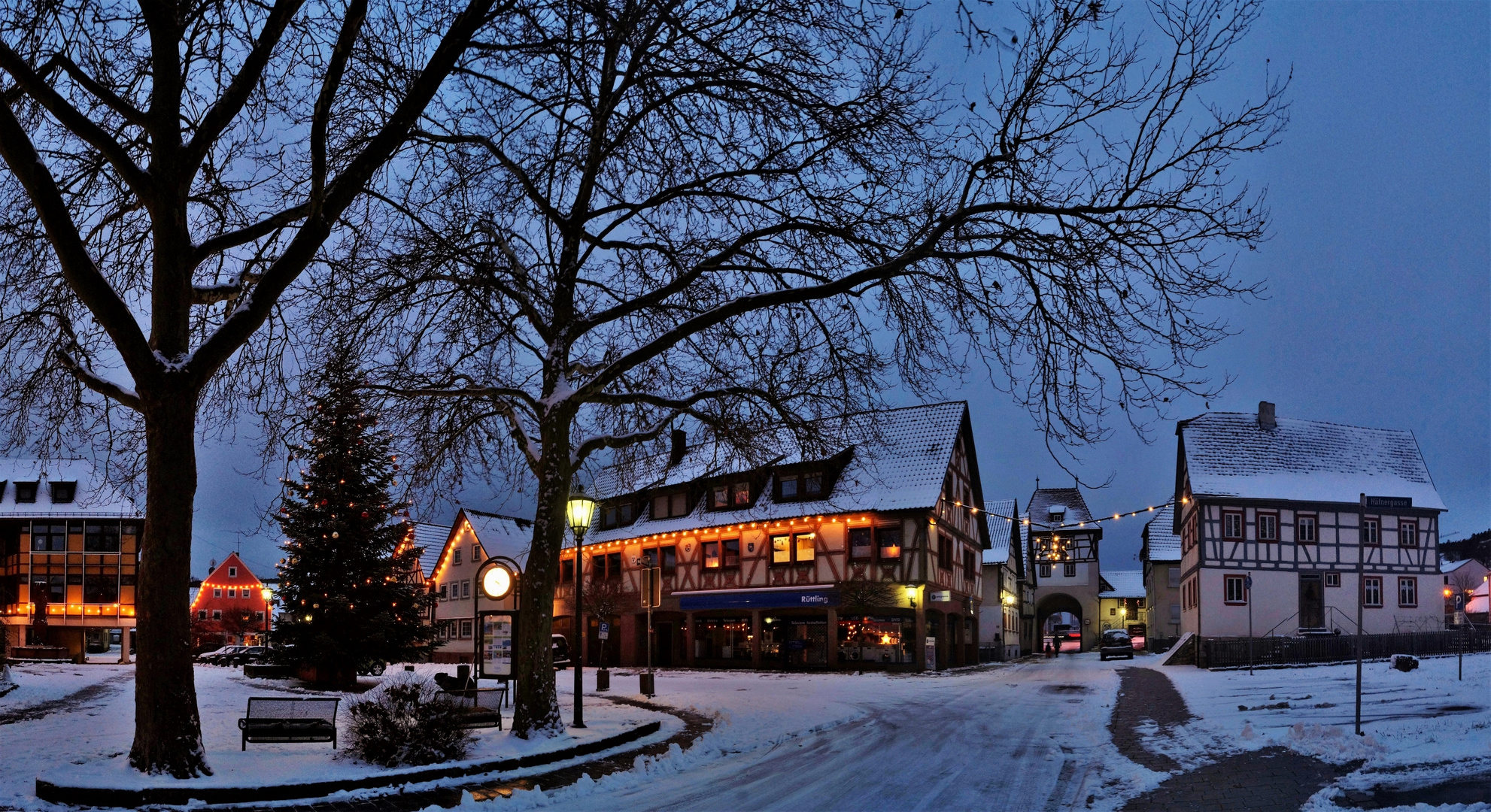 Winter im Taubertal.