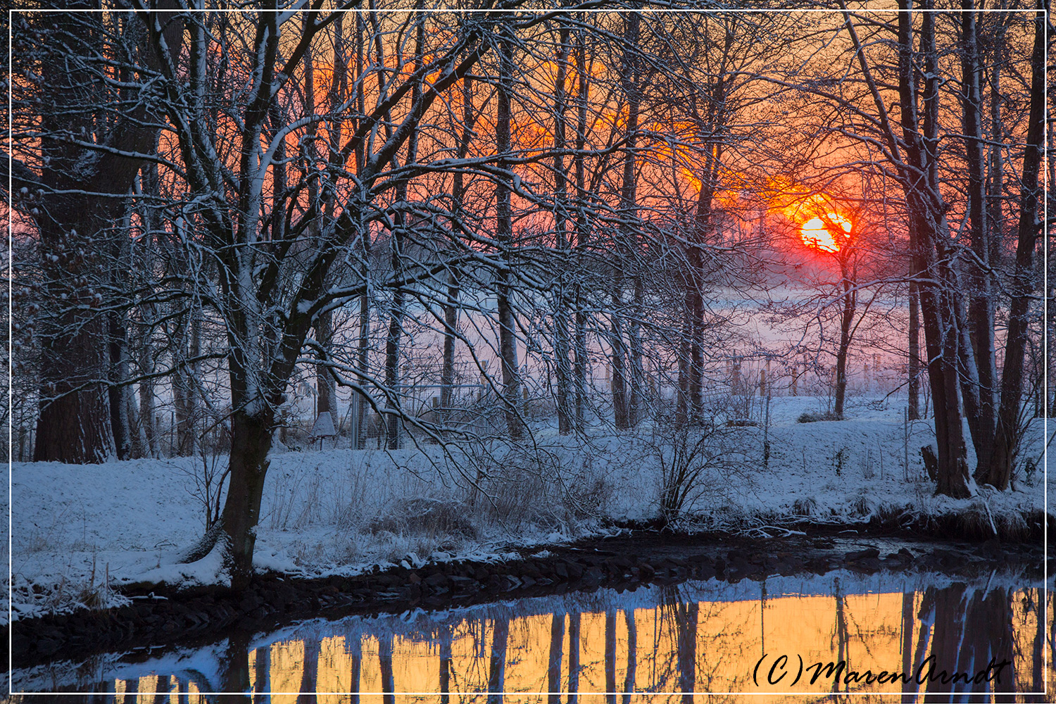 Winter im Teufelsmoor