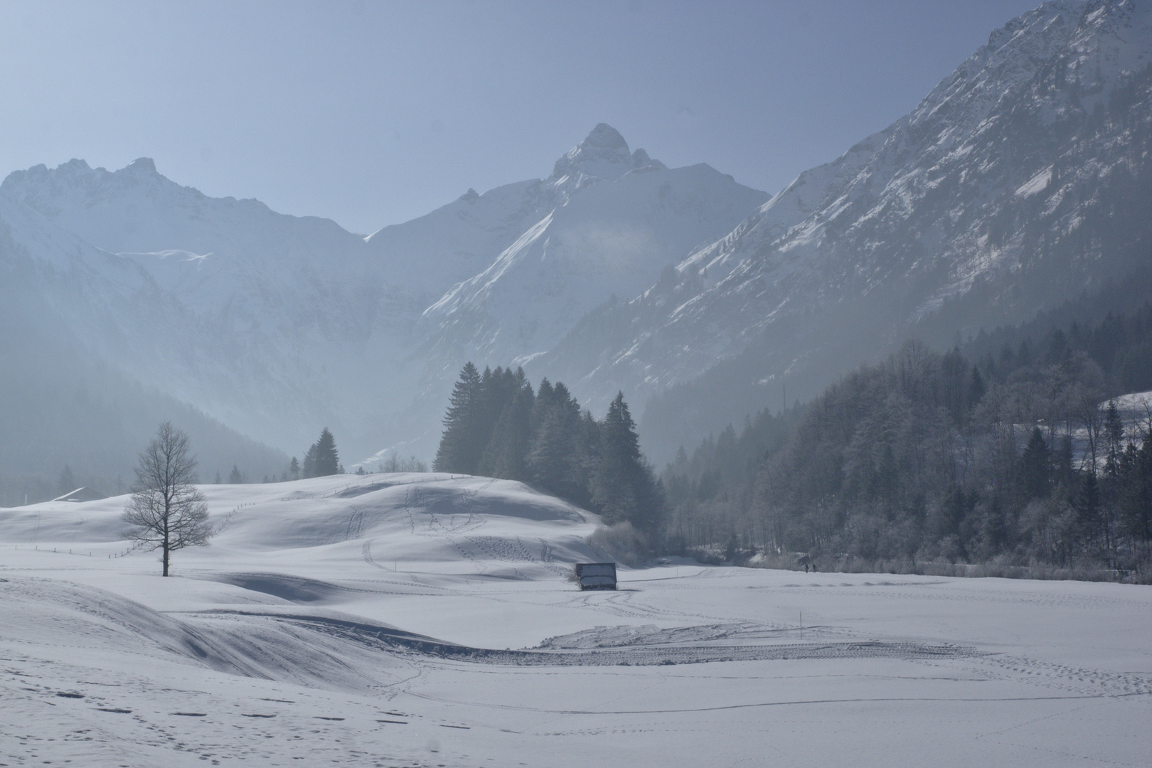 Winter im Trettachtal