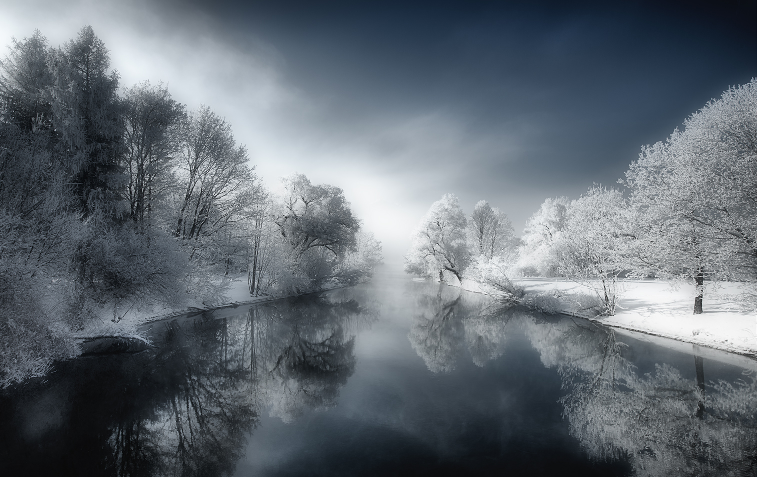 Winter im Voralpenland Bayern