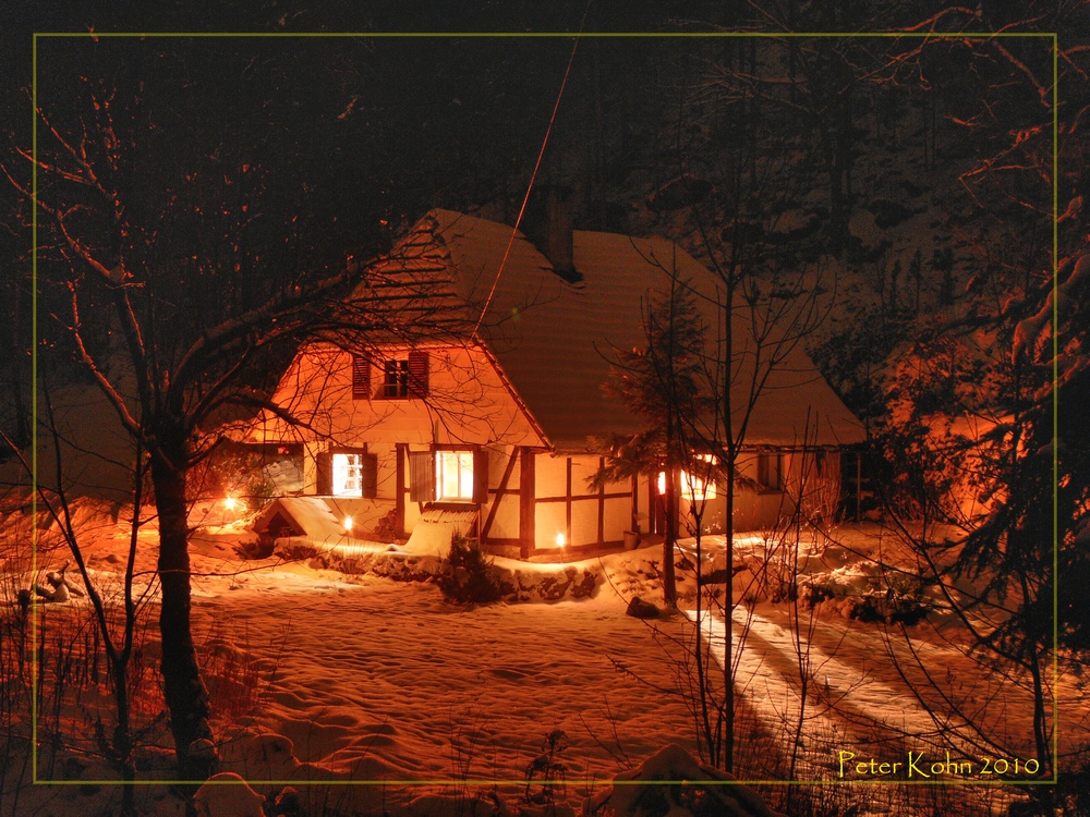 Winter im Waldhaus