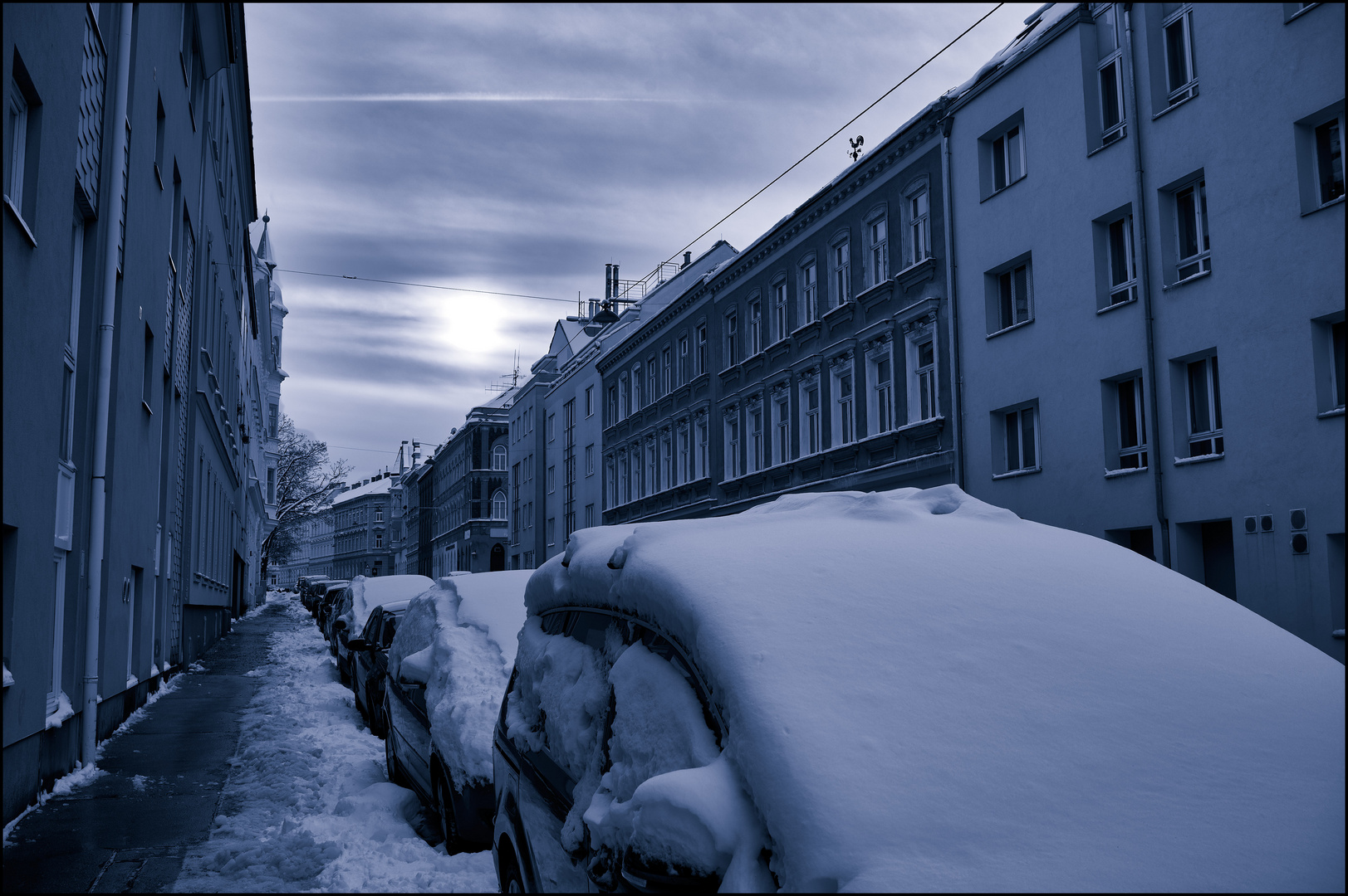 Winter im Wiener Cottage.