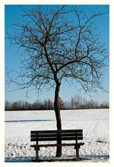 "Winter Impression WEISS/BLAU"