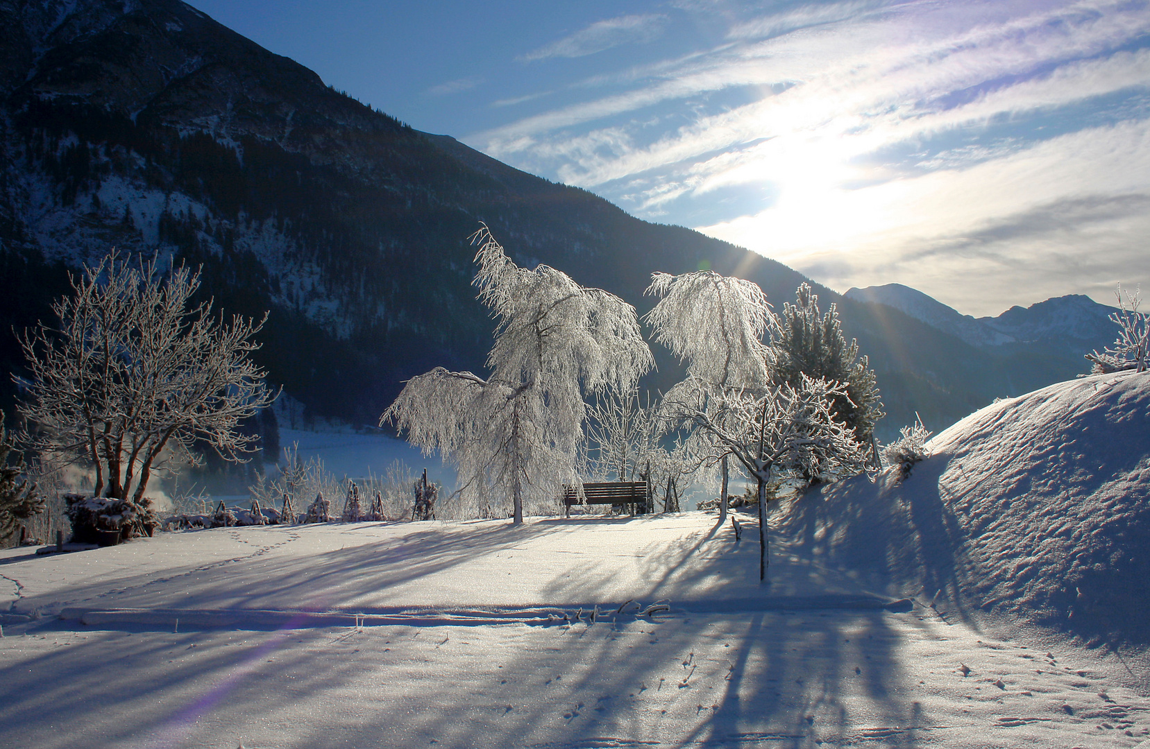 Winter in Achenkirch (Tirol, Österreich)