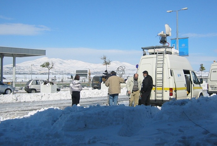 Winter in Athen-Flughafen Eleftherios Venezielou