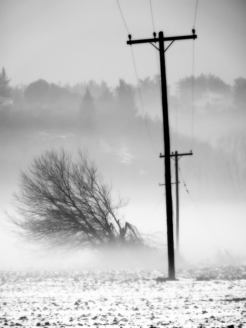 Winter in Axioupolis, Macedonien-Greece