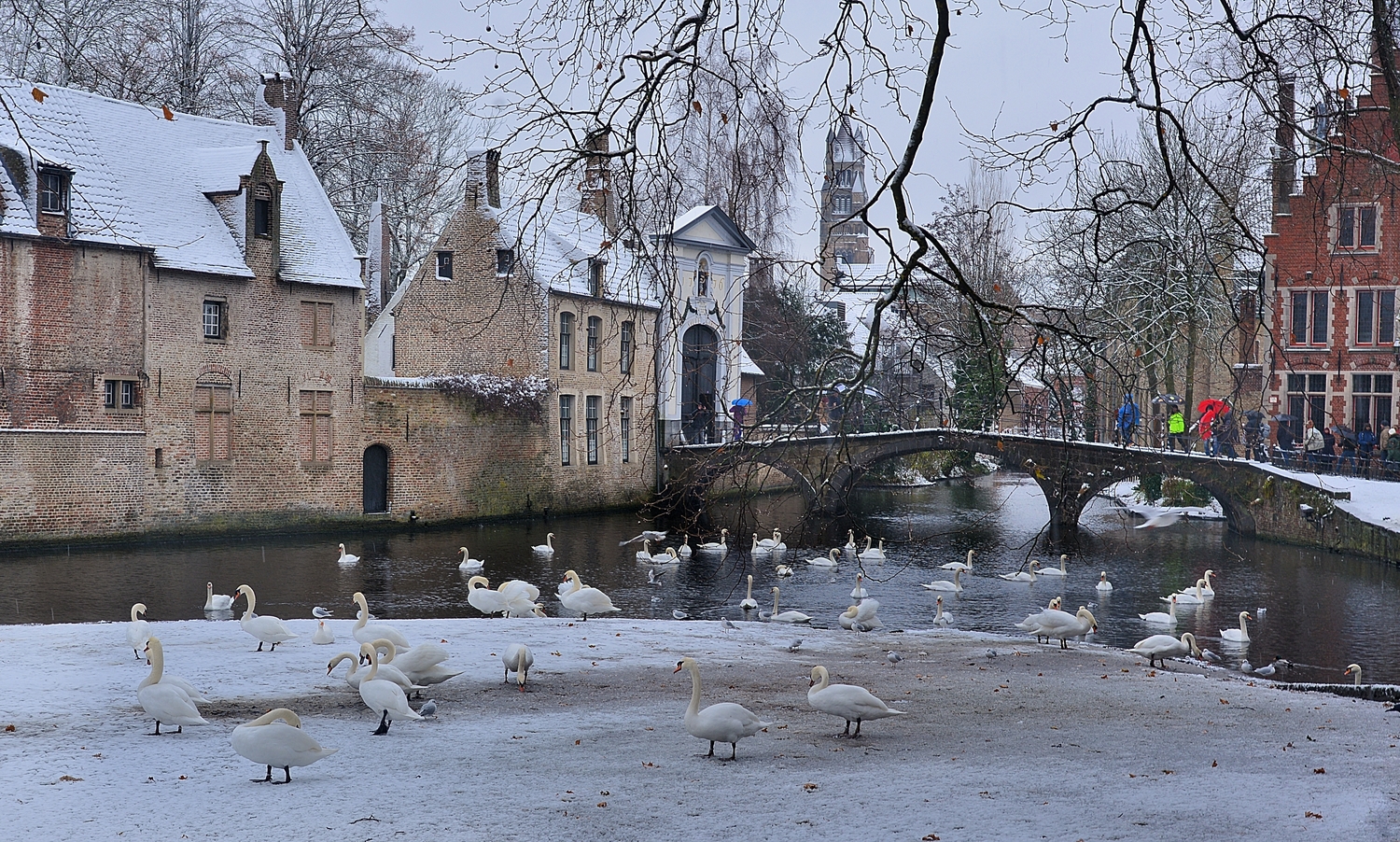 Winter in Bruges.