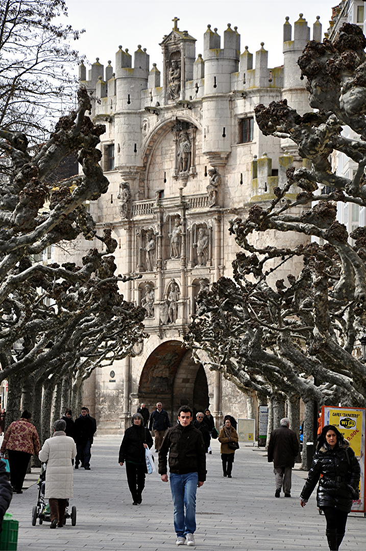 Winter in Burgos, Spanien