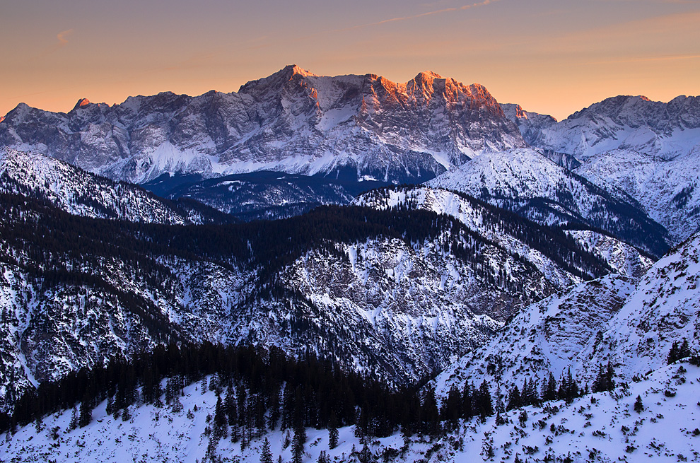 Winter in den Ammergauer Alpen