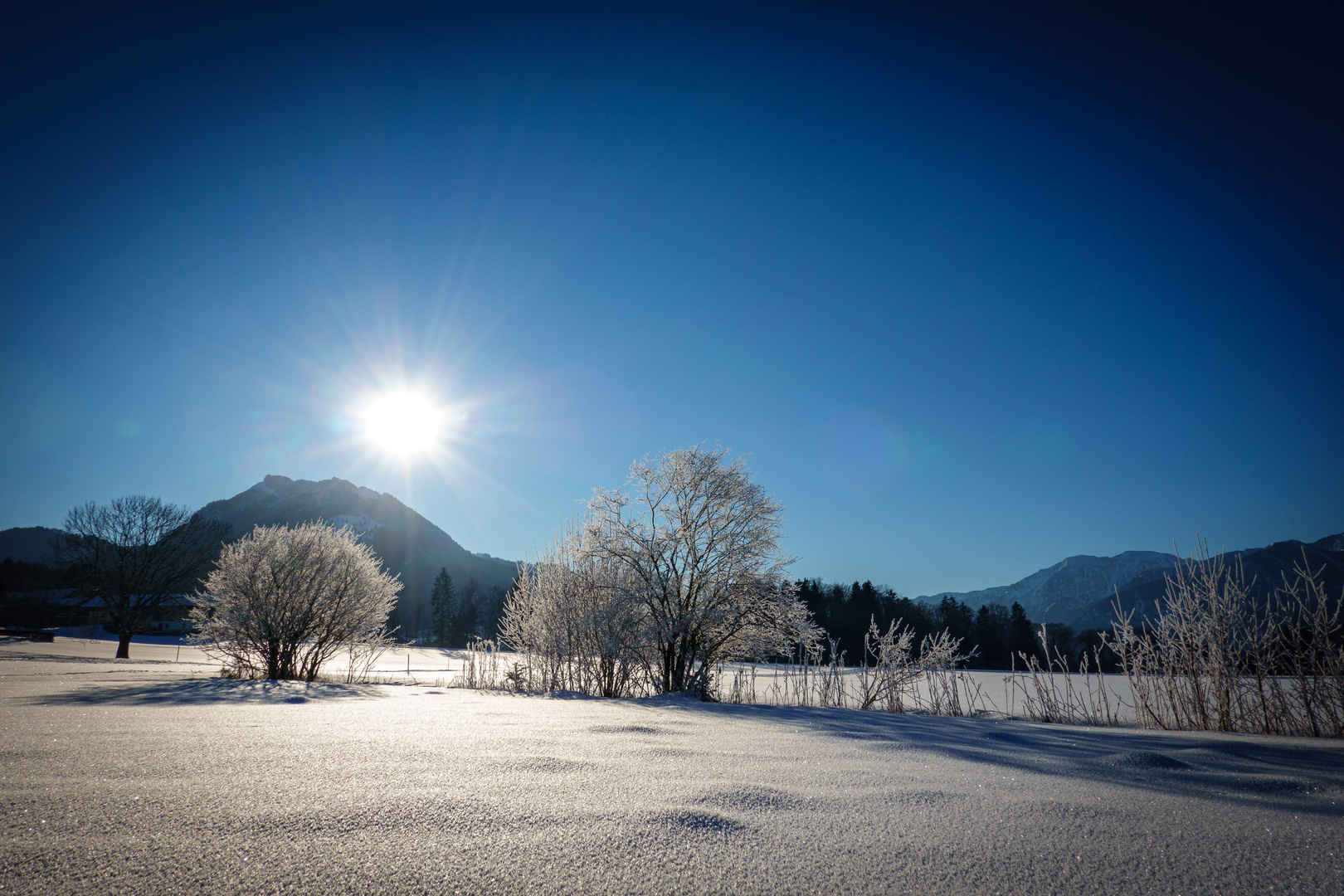 Winter in den Bergen