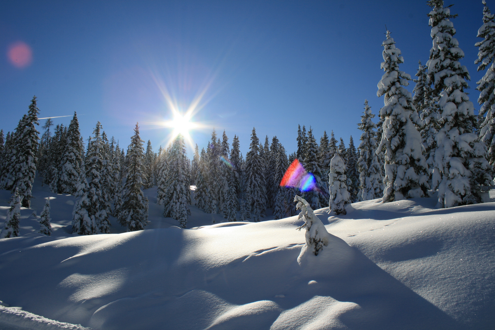 Winter in den Bergen