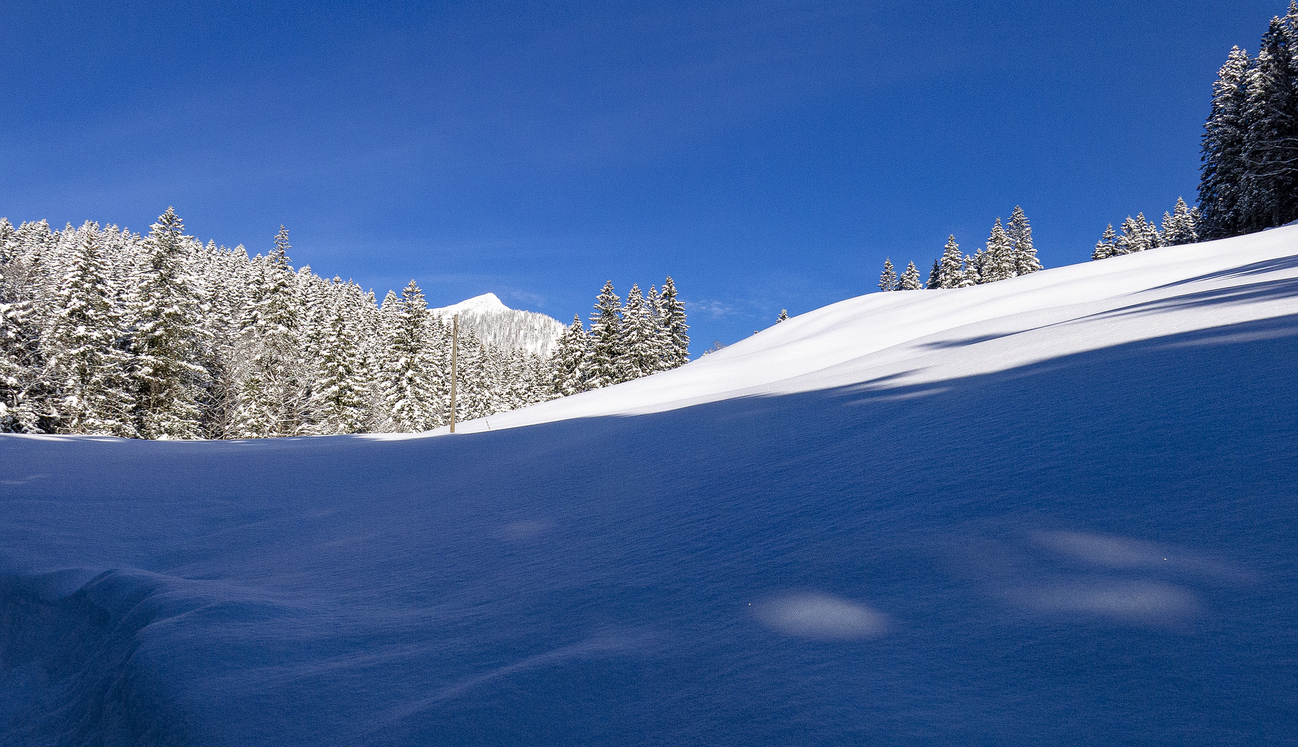 Winter in den Bergen