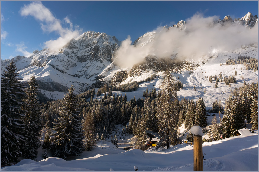 | Winter in den Bergen ..