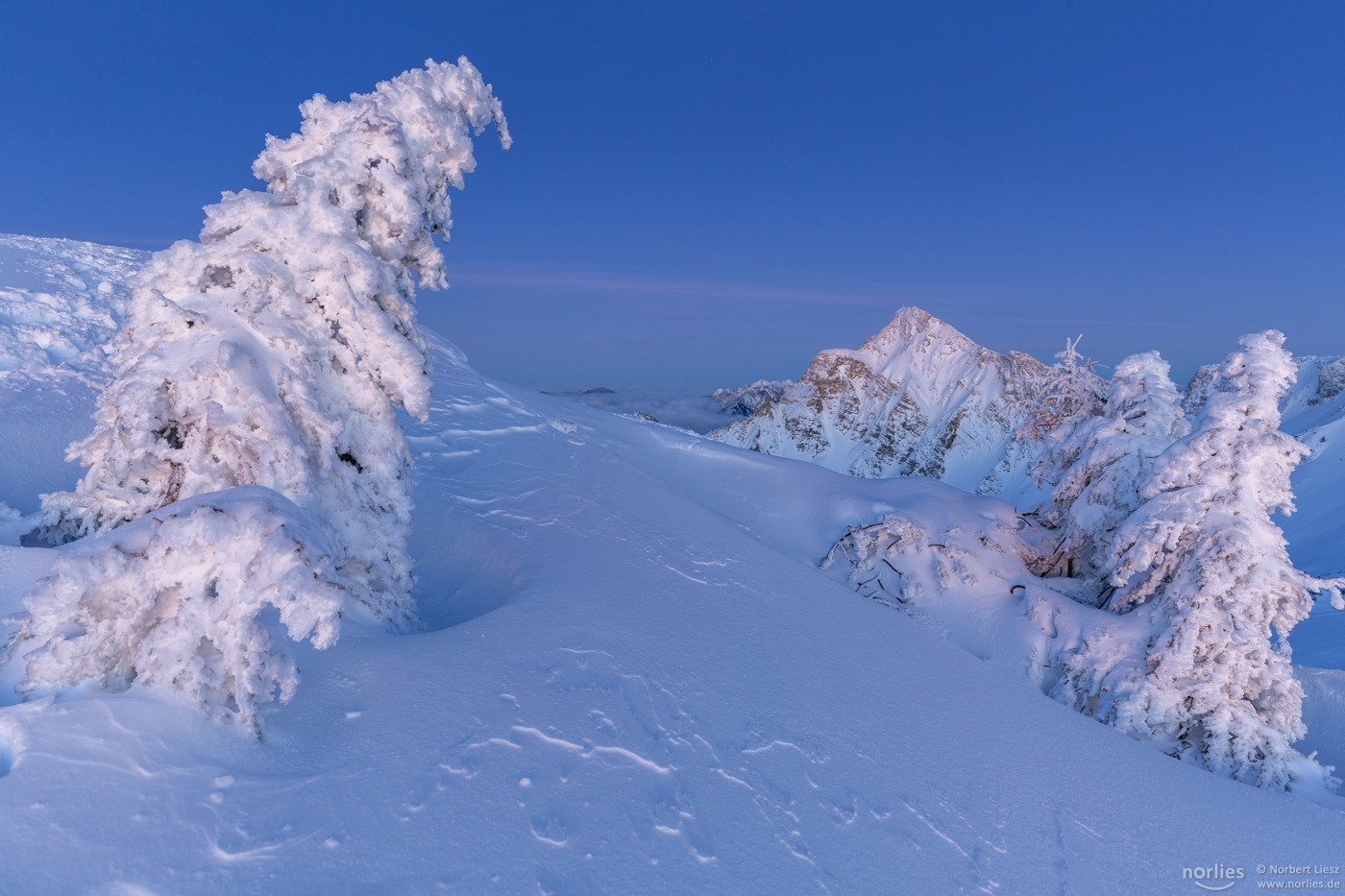 Winter in den Bergen