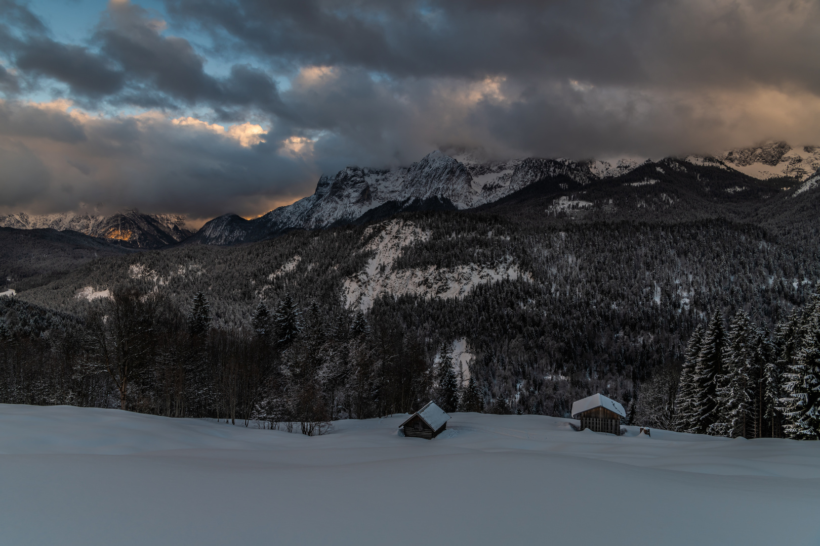 Winter in den Bergen