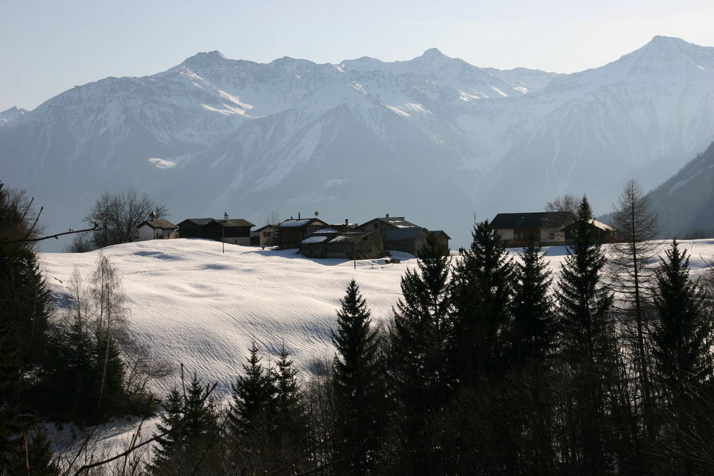 Winter in den Bergen