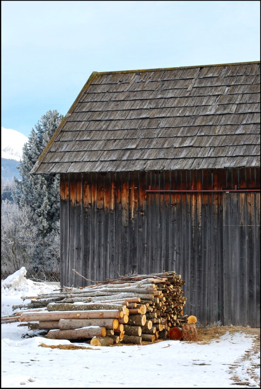 Winter in den Bergen