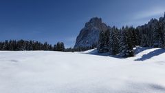 Winter in den Dolomiten