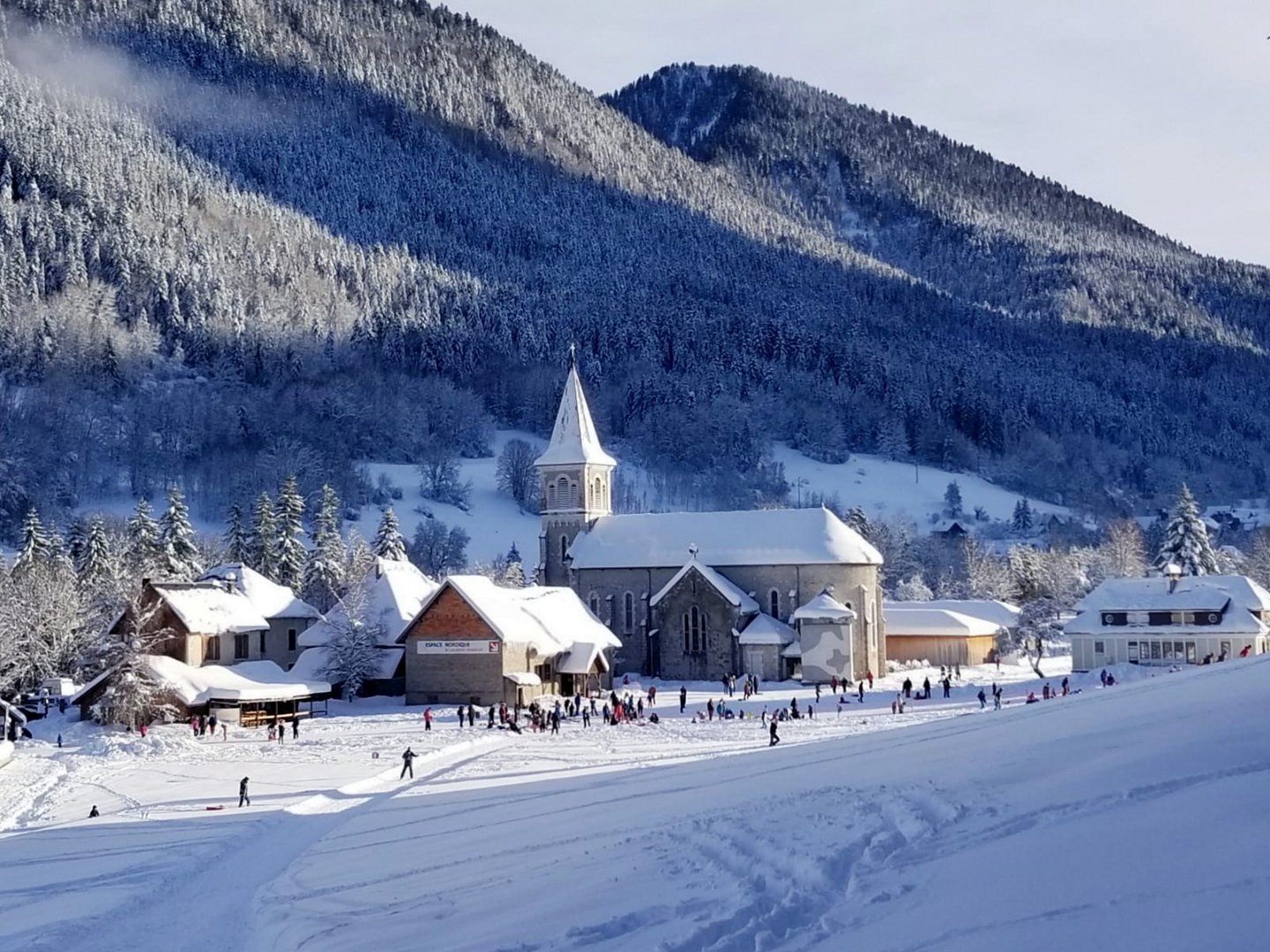 Winter in den französichen Alpen