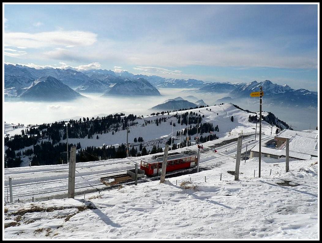 Winter in den Schweizer Bergen