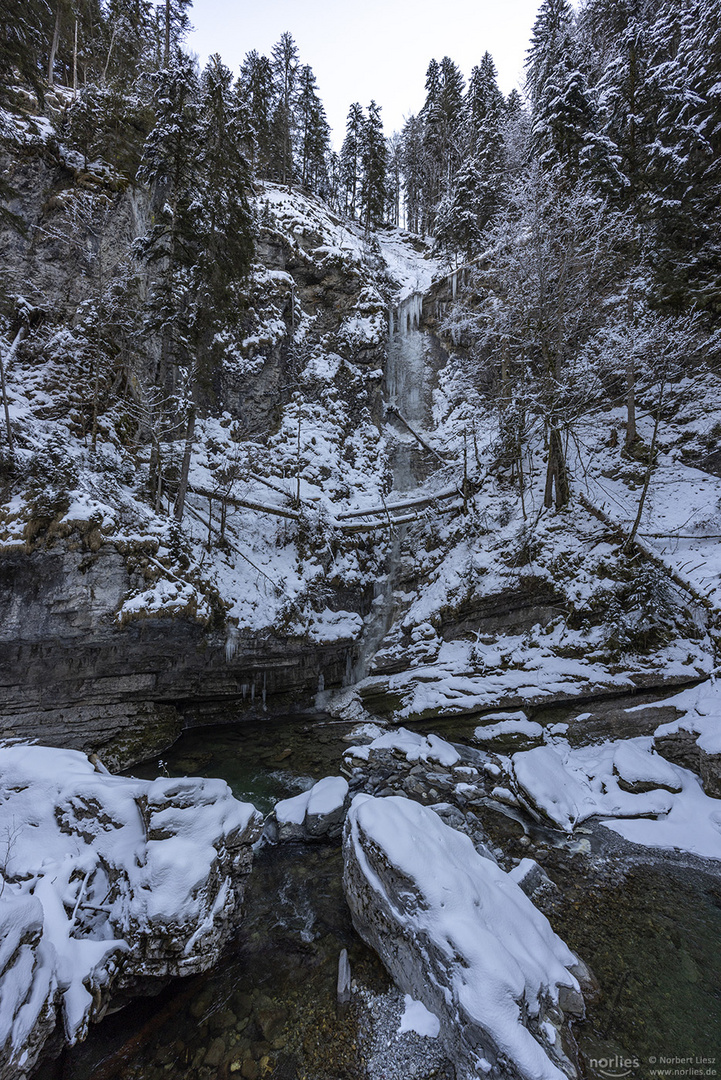 Winter in der Breitachklamm