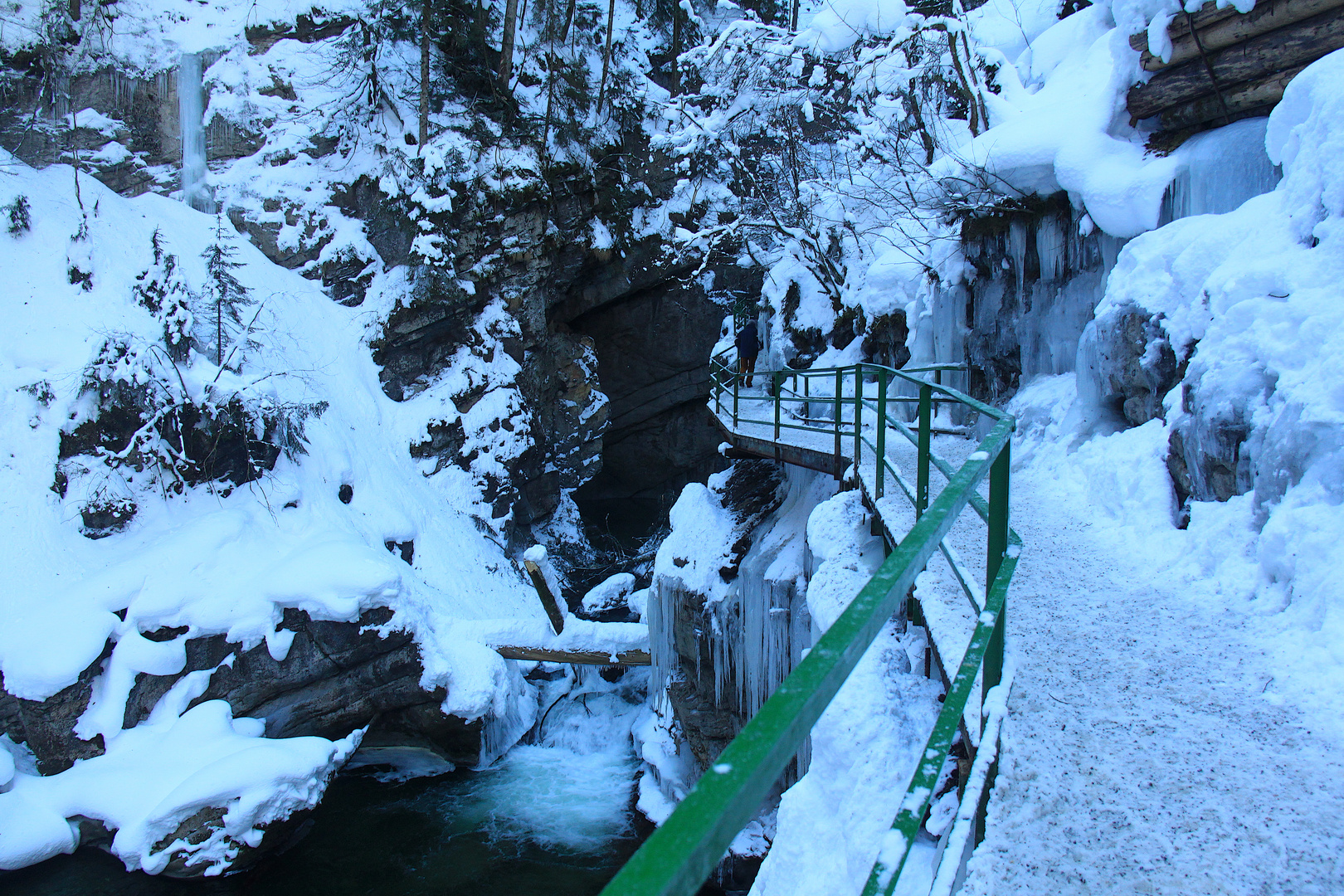 Winter in der Breitachklamm